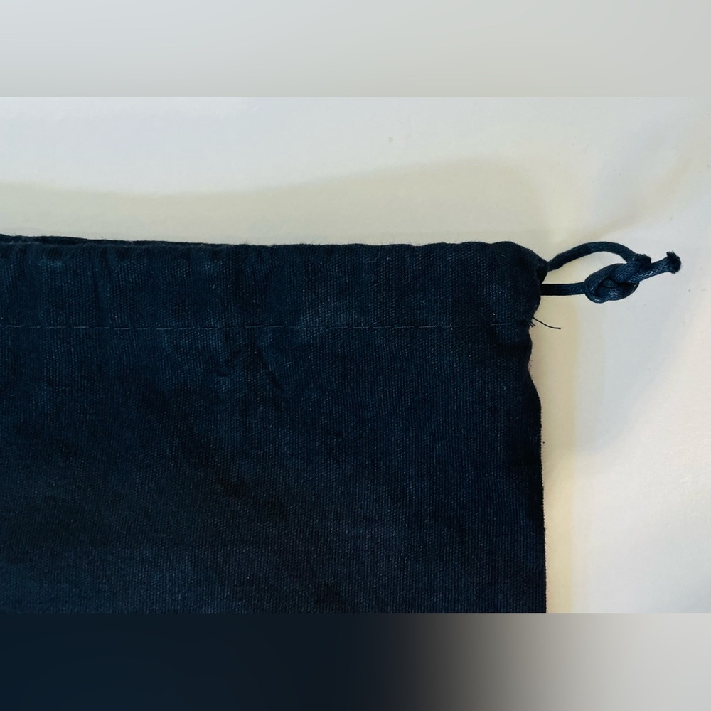 rag & bone‎ Black Dust Bag with White Logo 12.5x14.5” - Picture 4 of 6